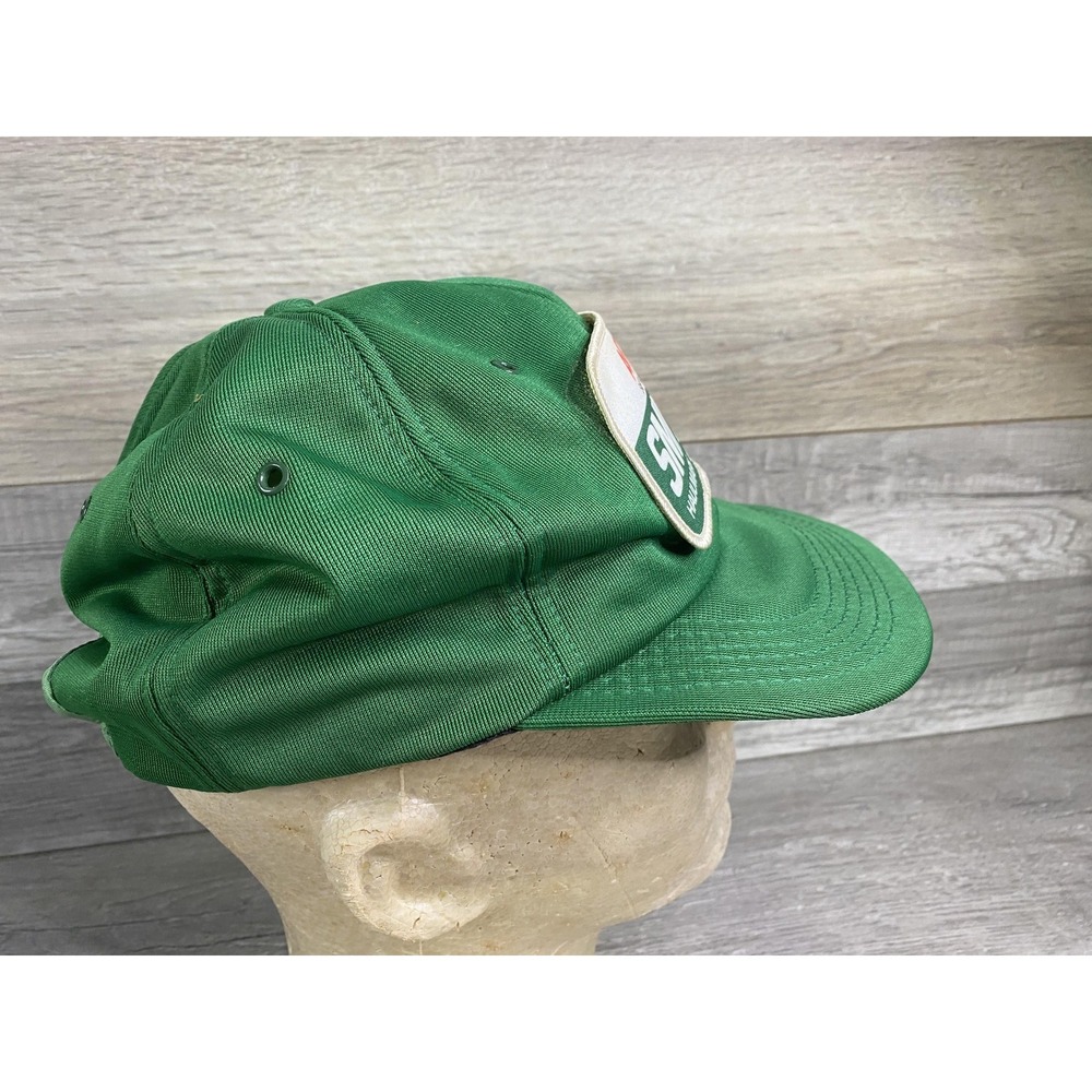 Vintage Smith's ARA Services Hat Cap Snap Back One Size Green Promo Mens 80s - Picture 5 of 8